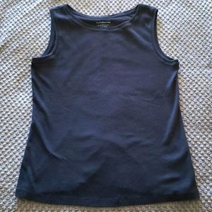 Navy sleeveless tee/tank